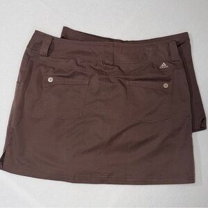 2-piece Adidas Brown ClimaCool Skirt with Base Layer